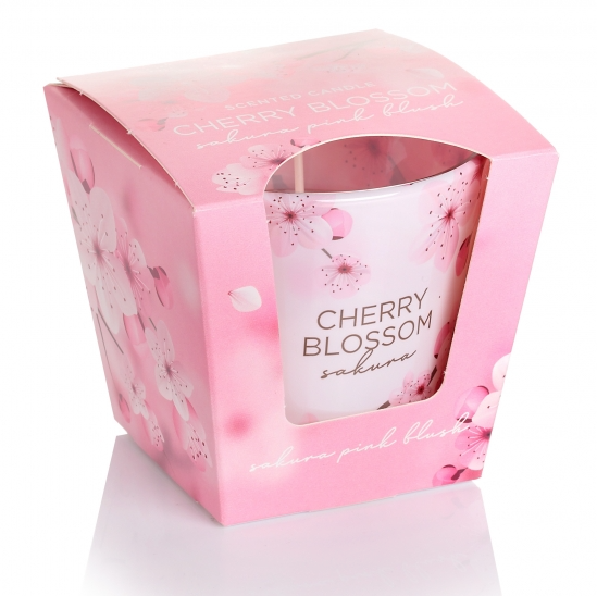 Bartek Candles Cherry Blossom Sakura Pink Blush 115g