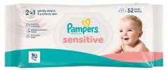 Pampers Sesnsitive detské čistiace utierky 52ks