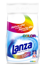 Lanza Fresh & Clean Color prací prášok 6,3kg 84 praní