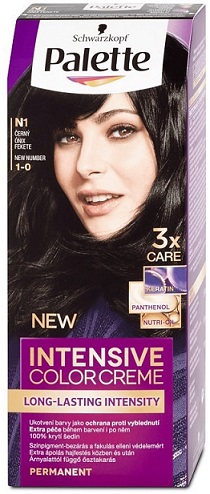 Palette Intensive Color Creme farba na vlasy N1 1-0 čierna