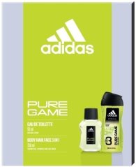Adidas Pure Game Gift Set Eau De Toilette 50ml + Sprchový gél 250ml Adidas Pure Game Gift Set Eau De Toilette 50ml + Sprchový gél 250ml