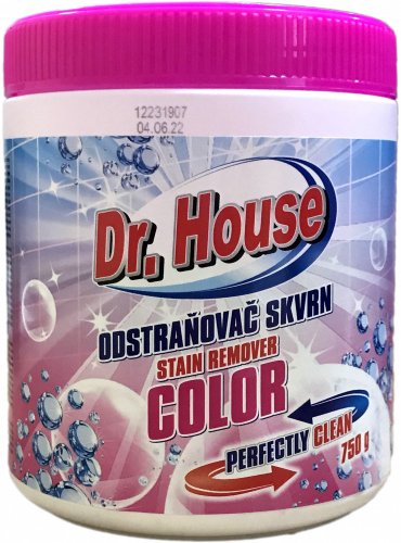 Dr. House odstraňovač škvŕn sypký Color 750g