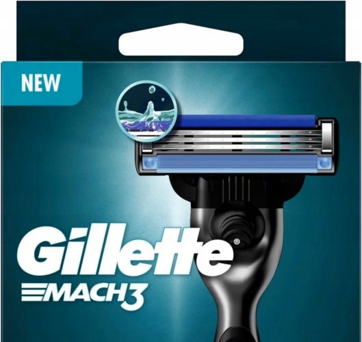Gillette Mach 3 náhradné hlavice 4ks