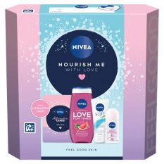 Nivea Nourish Me with Love darčeková sada pre ženy Nivea Nourish Me with Love darčeková sada pre ženy