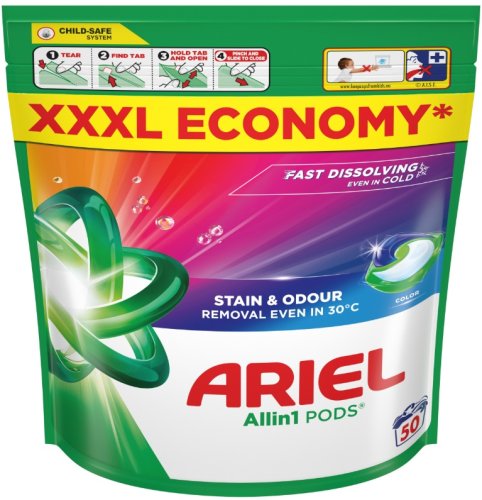 Ariel All in 1 Pods Color gélové kapsuly 50ks