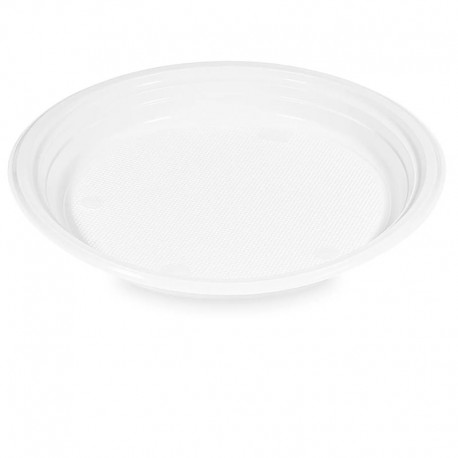 Plytký tanier okrúhly PP 22cm 100ks