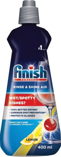 Finish Powerball Rinse Aid Lemon öblítőszer gépi mosogatáshoz 400ml