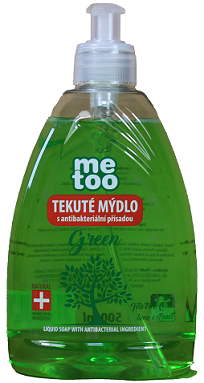 Me Too Green tekuté mydlo s antibakteriálnou prísadou 500ml