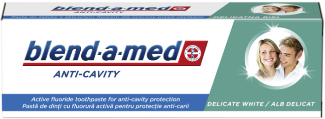 Blend-a-med Anti-Cavity Delicate White Zubná Pasta 75ml