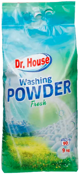 Dr. House Universal Washing Powder Fresh mosópor 9kg Dr. House Universal Washing Powder Fresh mosópor 9kg