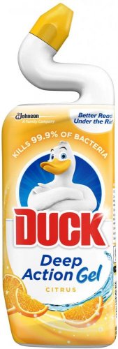 Duck Deep Action Gel Citrus WC tisztító és fertőtlenítő folyadék 750ml