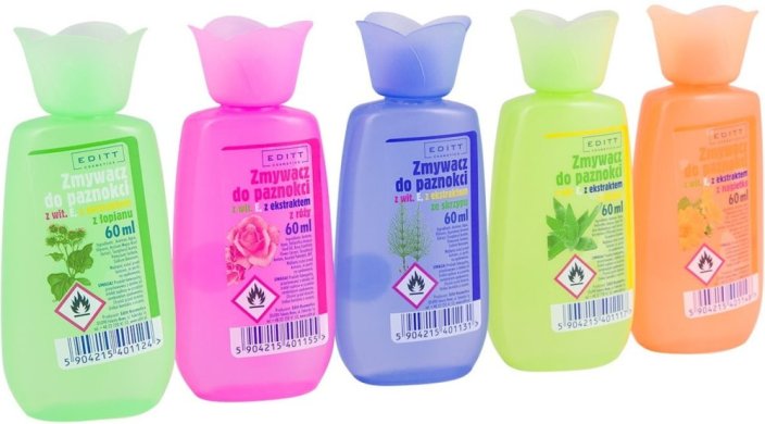 Editt körömlakklemosó 5x60 ml