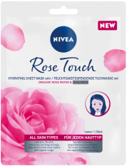 Nivea Rose Touch textilná pleťová maska 1ks
