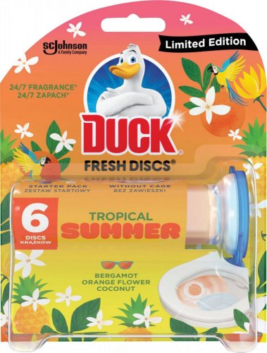 Duck Fresh Disc Tropical Summer Wc öblítő korong 36ml