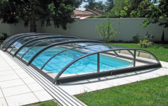 Azure Flat posuvné zastrešenie bazéna 3,75m x 7,62m