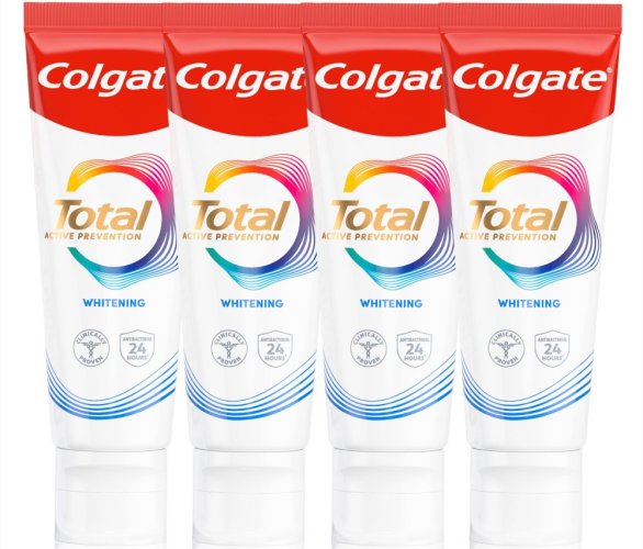 Colgate Total Whitening fogkrém 4x100ml