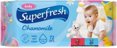 Superfresh Baby detské vlhčené utierky 72ks