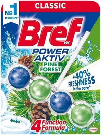 Bref Power Aktiv wc blokk Pine 50g
