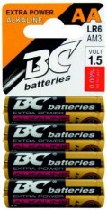 BC Batteries Alkaline AA LR6/AM3 batérie 4ks