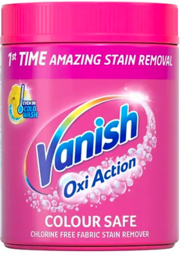 Vanish Oxi Action Colour Safe odstraňovač skvrn 1kg