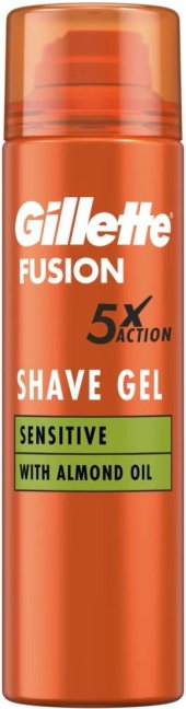 Gillette Fusion5 hidratáló borotvagél mandulaolajjal 200ml