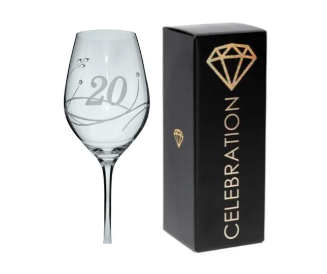 Celebration évfordulós pohár 20 Swarovski