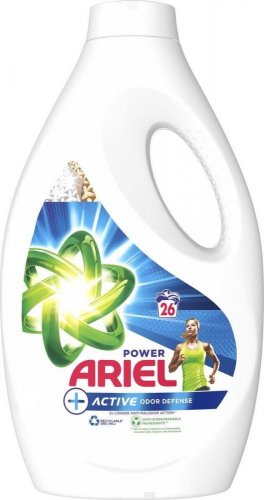 Ariel Power Active Odor Defense prací gél na textílie 1300ml 26 praní