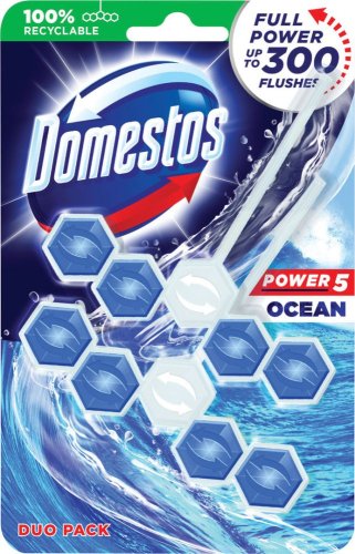 Domestos Power 5 wc blokk Ocean 2x55g