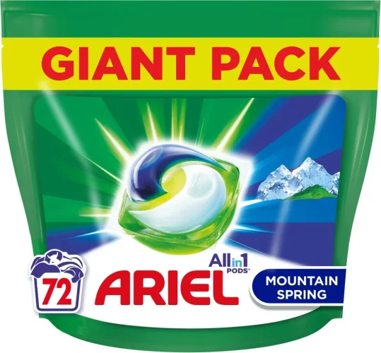 Ariel All in 1 Pods Mountain Spring mosókapszula 72db