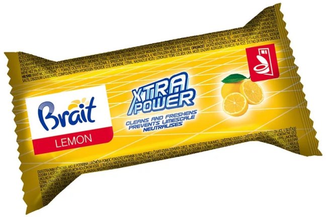 Brait Xtra Power Lemon WC-blokk töltet 40g Brait Xtra Power Lemon WC-blokk töltet 40g