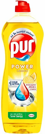 Pur Power Lemon prostriedok na umývanie riadu 750ml