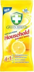 Green Shield Household Surface Wipes higiénikus tisztítókendő Lemon 50db