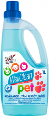 Well Done Well Clean Pet klórmentes fertőtlenítő tisztítószer 1L