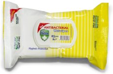 Fresh Detox Health Guard vlhčené obrúsky s antibakteriálnym účinkom Lemon 80ks