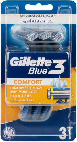 Gillette Blue 3 Comfort jednorazové holítka 3ks