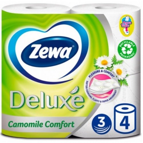 Zewa Deluxe Camomile Comfort toaletný papier 4ks
