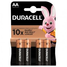 Duracell Alkaline AA LR6/MN1500 batérie 4ks