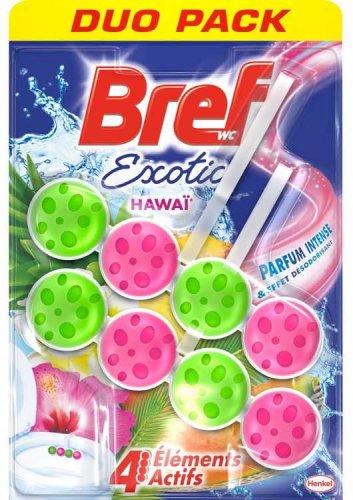 Bref Power Aktiv WC illatosító Exotic Hawai 2x50g