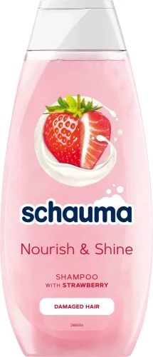 Schauma Nourish & Shine Strawberry sampon sérült hajra 400ml