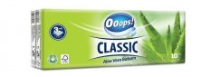 Ooops! Classic papírzsebkendő Aloe Vera 3 rétegű 10db