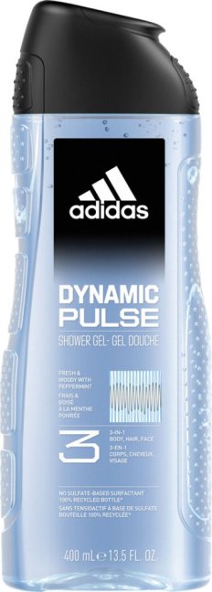 Adidas Dynamic Pulse 3in1 sprchový gél 400ml Adidas Dynamic Pulse 3in1 sprchový gél 400ml