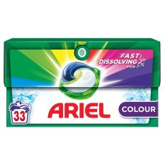 Ariel All in 1 Pods gélové kapsuly Color 33ks
