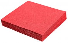 Wimex szalvéta 1 rétegű piros 33x33cm 100db
