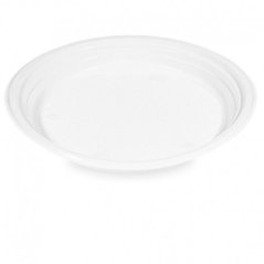 Sekély tányér kerek PP 22cm 100db