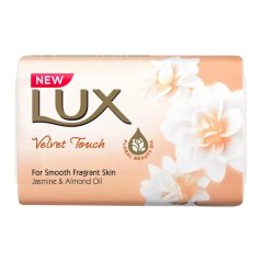 Lux Velvet Touch tuhé mydlo z jazmínu a mandľového oleja 80g