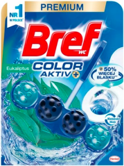 Bref Color Aktiv tuhý WC blok Eucalyptus 50g