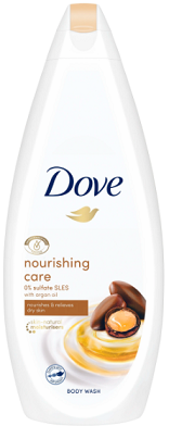 Dove Nourishing Care Argan Oil sprchový gél 250ml