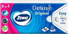 Zewa Deluxe Original papierové vreckovky 90ks