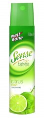 Well Done Sense Citrus Fresh osviežovač vzduchu v spreji 300ml