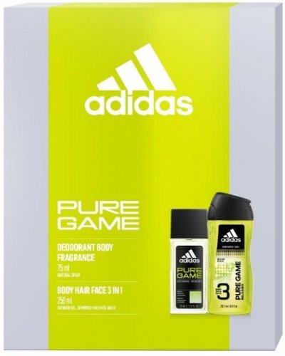 Adidas Pure Game Gift Set Deodorant body Fragrance 75ml + Tusfürdő 250ml